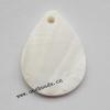Shell Pendant Flat Teardrop 20x28mm,Sold by Bag