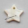 Shell Pendant Star 12mm Sold by Bag