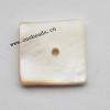 Shell Pendant Square 20mm Sold by Bag