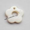 Shell Pendant Hollow Flower 13mm,Sold by Bag