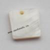Shell Pendant Square 11mm Sold by Bag