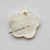 Shell Pendant Flower 12mm Sold by Bag