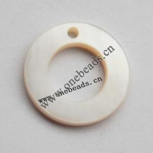 Shell Pendant Donut 15mm Sold by Bag