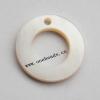 Shell Pendant Donut 15mm Sold by Bag