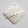 Shell Pendant Square 26mm Sold by Bag