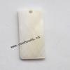 Shell Pendant Rectangular 10x20mm Sold by Bag