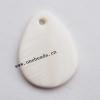 Shell Pendant Flat Teardrop 15x20mm Sold by Bag