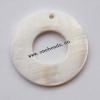 Shell Pendant Donut 30mm Sold by Bag