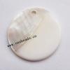 Shell Pendant Coin 24mm Sold by Bag