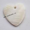 Shell Pendant Heart 20mm Sold by Bag