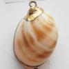 Jewelry Finding, shell Pendant 21x27mm Sold by PC