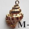 Jewelry Finding, shell Pendant 16x20mm Sold by PC