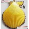 Jewelry Finding, shell Pendant 37x43mm Sold by PC