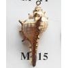 Jewelry Finding, shell Pendant 23x47mm Sold by PC