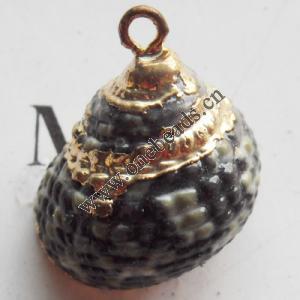 Jewelry Finding, shell Pendant 19x17mm Sold by PC