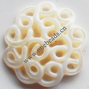 Jewelry Finding, shell Pendant 23mm Sold by PC
