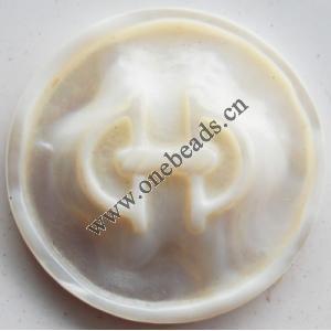 Jewelry Finding, shell Pendant 27mm Sold by PC