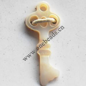Jewelry Finding, shell Pendant 8x19mm Sold by PC