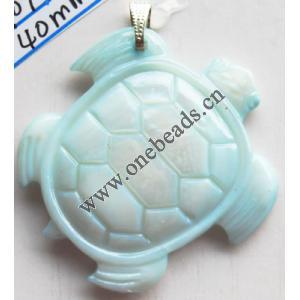 Jewelry Finding, shell Pendant 40mm Sold by PC