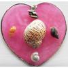 Jewelry Finding, shell Pendant 72x68mm Sold by PC