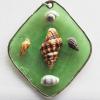 Jewelry Finding, shell Pendant 60x70mm Sold by PC