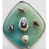 Jewelry Finding, shell Pendant 61x68mm Sold by PC