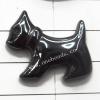 Non-Magnetic Hematite Pendants Grade A Dog 23x30mm Sold by Bag