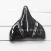 Non-Magnetic Hematite Pendants Grade A Tail of Whale, 16x17mm Sold by Bag