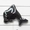 Non-Magnetic Hematite Pendants Grade A Dolphin 22x30mm Sold by Bag