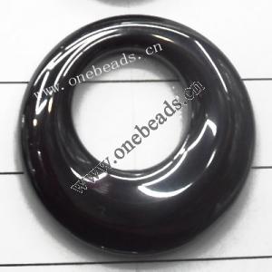 Non-Magnetic Hematite Pendants Grade A Donut 30mm Sold by Bag