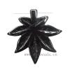 Non-Magnetic Hematite Pendants Grade A Maple Leaf 39x40mm,Sold by Bag