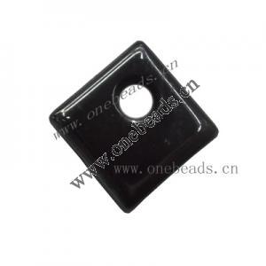 Non-Magnetic Hematite Pendants Grade A Square 15x15mm Sold by Bag