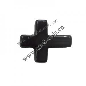 Non-Magnetic Hematite Pendants Grade A Cross 14x17mm Sold by Bag