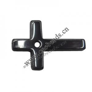 Non-Magnetic Hematite Pendants Grade A Cross 22x34mm Sold by Bag