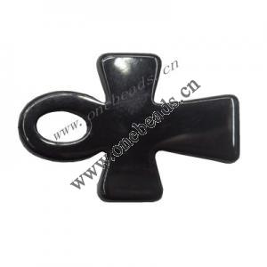 Non-Magnetic Hematite Pendants Grade A Cross 20x30mm Sold by Bag