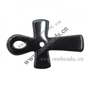 Non-Magnetic Hematite Pendants Grade A Cross 22x34mm Sold by Bag
