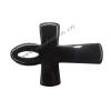 Non-Magnetic Hematite Pendants Grade A Cross 30x50mm Sold by Bag