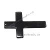 Non-Magnetic Hematite Pendants Grade A Cross 30x50mm Sold by Bag