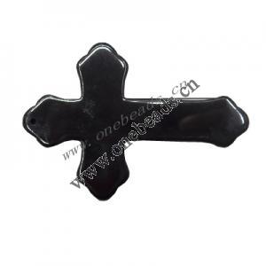 Non-Magnetic Hematite Pendants Grade A Cross 30x50mm Sold by Bag