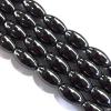 Magnetic Hematite Beads,Grade B,Oval,9x15mm,Sold per 16-inch strand