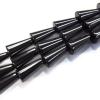 Magnetic Hematite Beads,Grade B,Tube,8x16mm,Sold per 16-inch strand