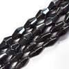 Magnetic Hematite Beads,Grade B,Bicone,8x12mm,Sold per 16-inch strand