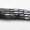 Magnetic Hematite Beads,Grade B Tube 5x8mm Sold per 16-inch strand