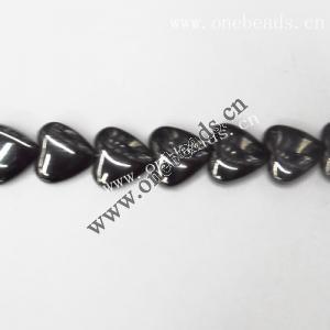 Magnetic Hematite Beads,Grade A，Heart 8mm Sold per 16-inch strand