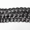 Non-Magnetic Hematite Beads Grade A Flat Round 8mm Sold per 16-inch strand