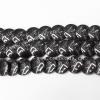 Non-Magnetic Hematite Beads Grade A Flat Round 8mm Sold per 16-inch strand