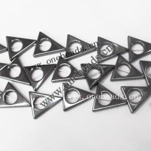 Magnetic Hematite Beads Grade A Triangle 16x18mm Sold per 16-inch strand