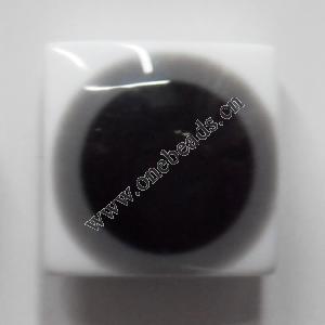 Resin Eye Beads Square 16x16mm,Sold by bag
