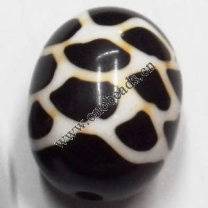 Handmade Resin Beads,Oval,22x17mm,Sold by bag