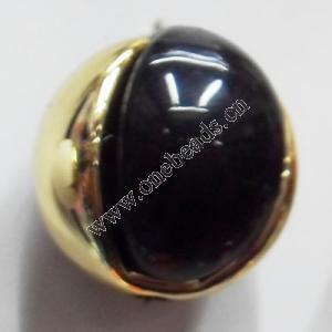 Plating Resin Beads Round 19mm Sold by bag